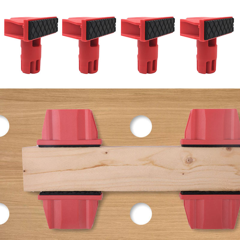Workshop Cutting Tools - 4Pcs 플라스틱 벤치 개, 클램프 작업대