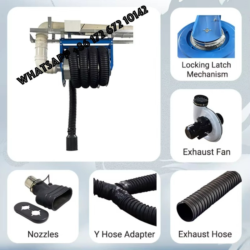 Best Tools For Workshop - 베스트셀러 수동 리트랙터블 스프링 배기 호스