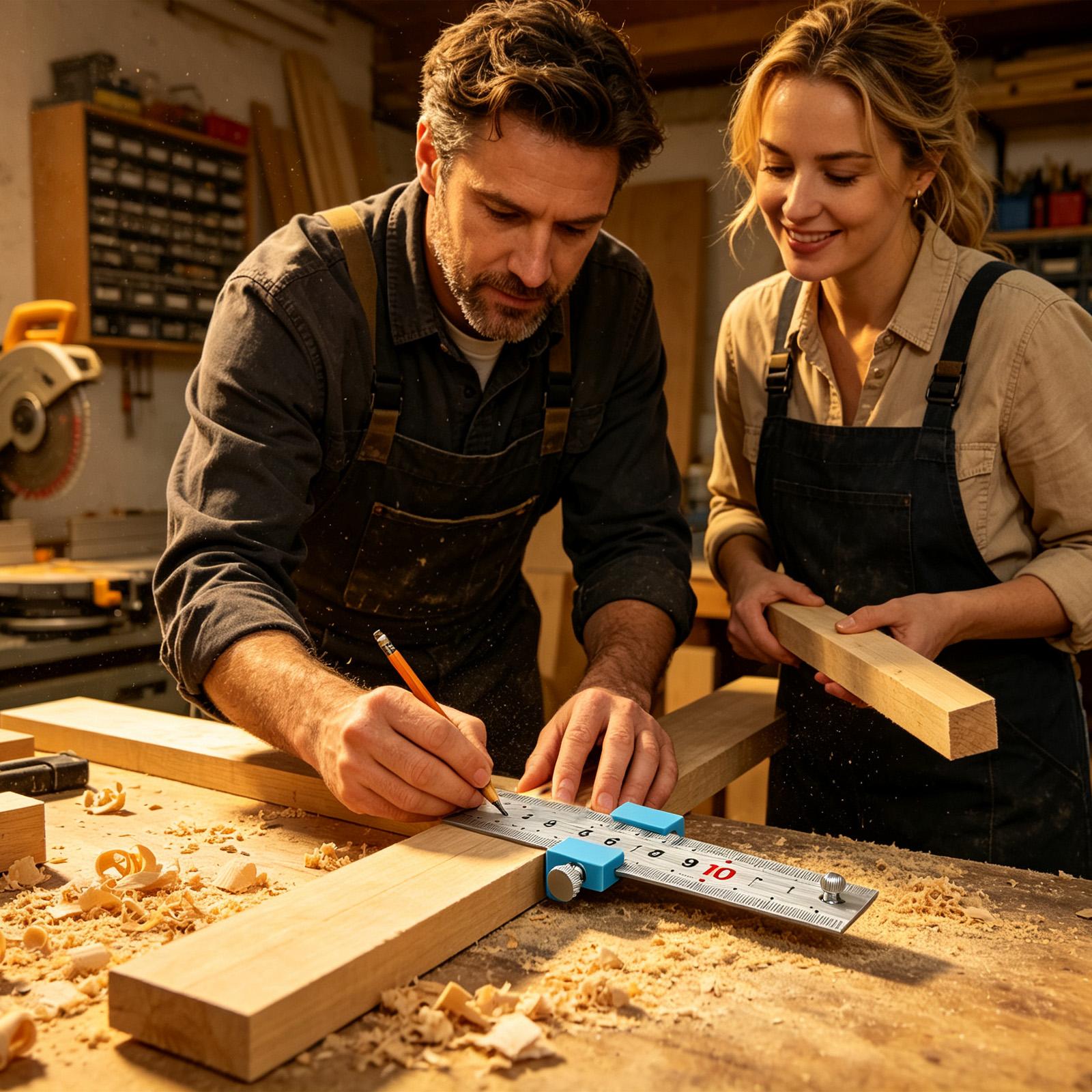 Workshop Tools For Carpentry - 목공 도구 목공 자 측정용 스크라이빙