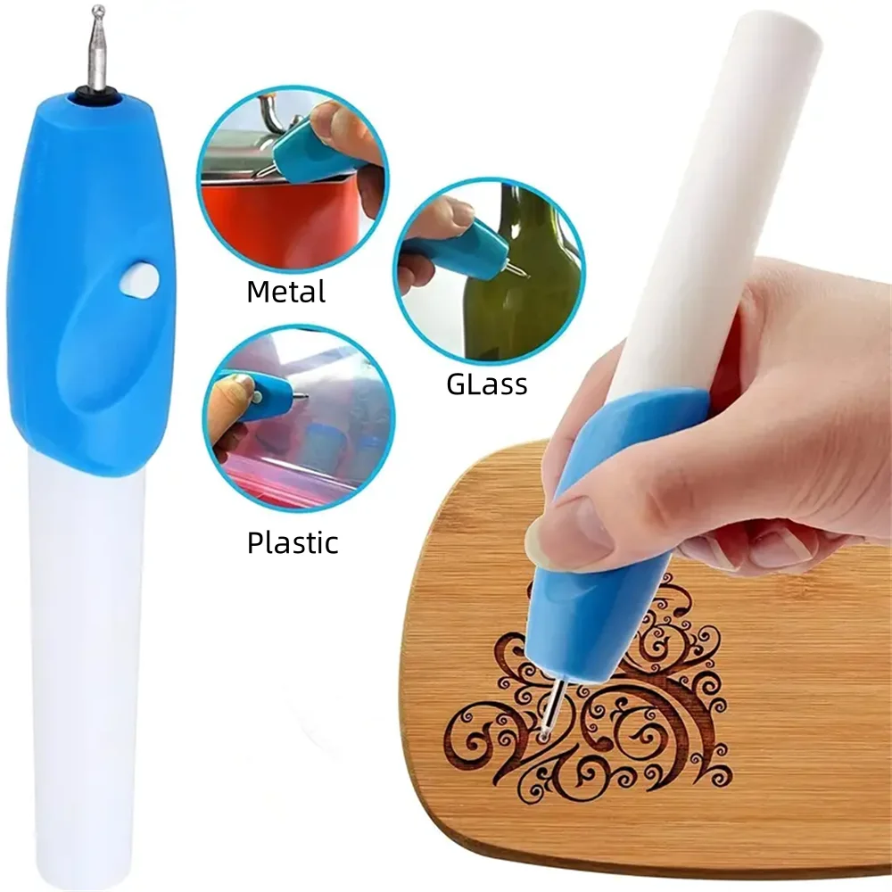 Workshop Tools For Carpentry - 미니 전기 조각 펜 블루 DIY