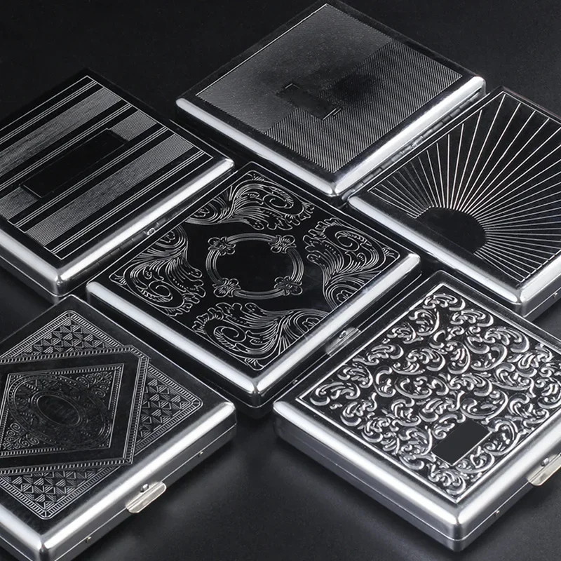 금속 담배 케이스 스테인리스 스틸 엠보싱 휴대용 담배  - Tool Chest Cabinet 리뷰 및 가격