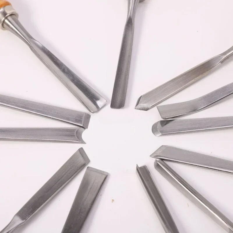 목공 작업용 수공구 세트 12개 강철 솔리드 우드 조각 - Workshop Cutting Tools 리뷰 및 가격