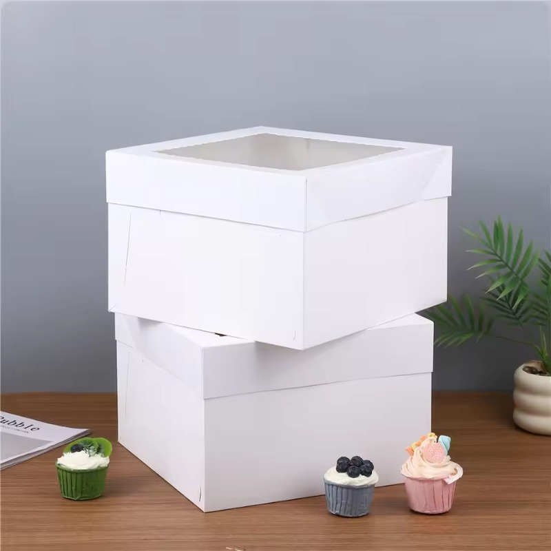 2/4/6PCS 창문이 있는 흰색 베이커리 상자 접이식 - Tool Chest Cabinet 리뷰 및 가격