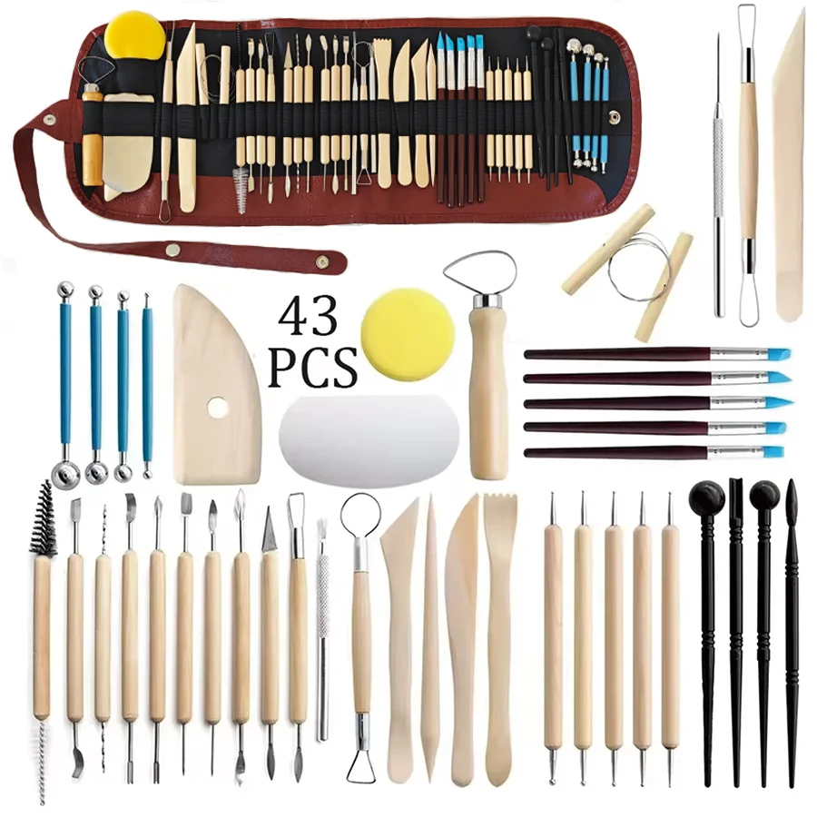 8-61PCS 도자기 도구 세트 - 미술 공예 및 모델 - Workshop Tools For Carpentry 리뷰 및 가격
