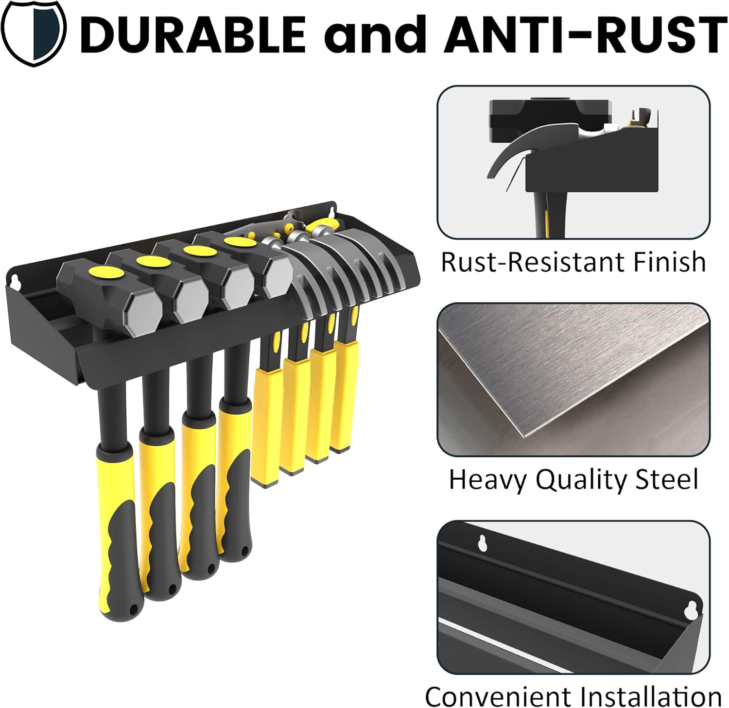 해머 홀더, 작업장, 창고, 차고, 가정용 벽걸이형 보 - Workshop Tools Hammer 리뷰 및 가격
