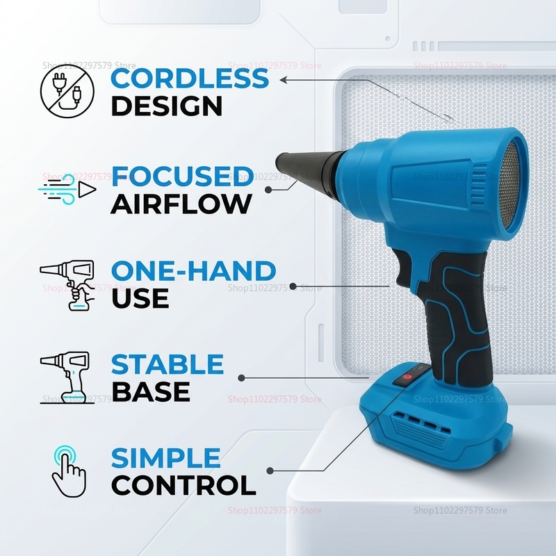 18V 브러시리스 무선 에어 더스터 전동 블로워 먼지  - Tools In Electrical Workshop 리뷰 및 가격