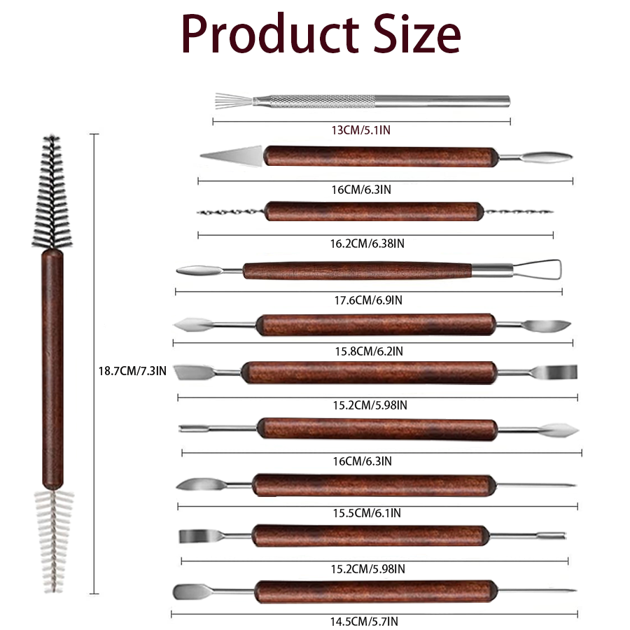 25/40Pcs 도자기 및 점토 조각 DIY 도구, 양 - Workshop Tools For Carpentry 리뷰 및 가격